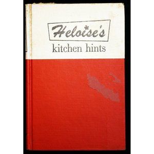 VTG 1963 Heloise's Kitchen Hints Hardcover Book By Heloise Notes